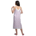 thumbnail image 2 of Moomaya Printed Sleepwear For Ladies WoMen's V-Neck Spaghetti Strap Nightdress, 2 of 6
