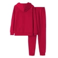thumbnail image 3 of UKAP Conjunto de dos piezas para mujer, chándal de manga larga, conjunto de Jogger, sudaderas con capucha y pantalones de chándal cálidos para mujer, conjuntos informales con capucha, 3 of 4