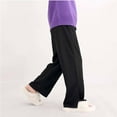 thumbnail image 7 of Baby Girl's Stretch Jerseys Legging Full Length Pants Children's Casual Pants Boys' Quick Drying Pants Children's Slim Pants Wearing Straight Leg Pants On The Outside Black 7 Years, 7 of 7
