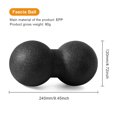 thumbnail image 2 of Bola de masaje de maní Wdftyju negro, 2 of 6
