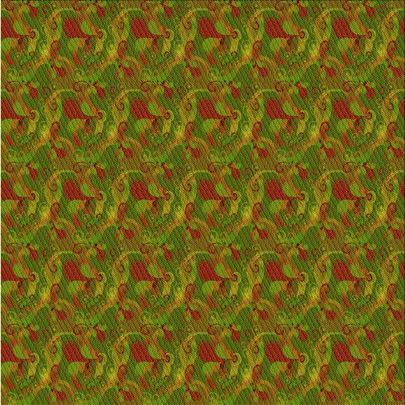 Ahgly Company Indoor Square Patterned Saddle Brown Area Rugs, 8' Square