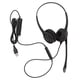 thumbnail image 1 of Auriculares De Servicio Al Cliente, Auriculares USB Retráctiles Plug And Play Volumen Ajustable Para Cursos En Línea, 1 of 7