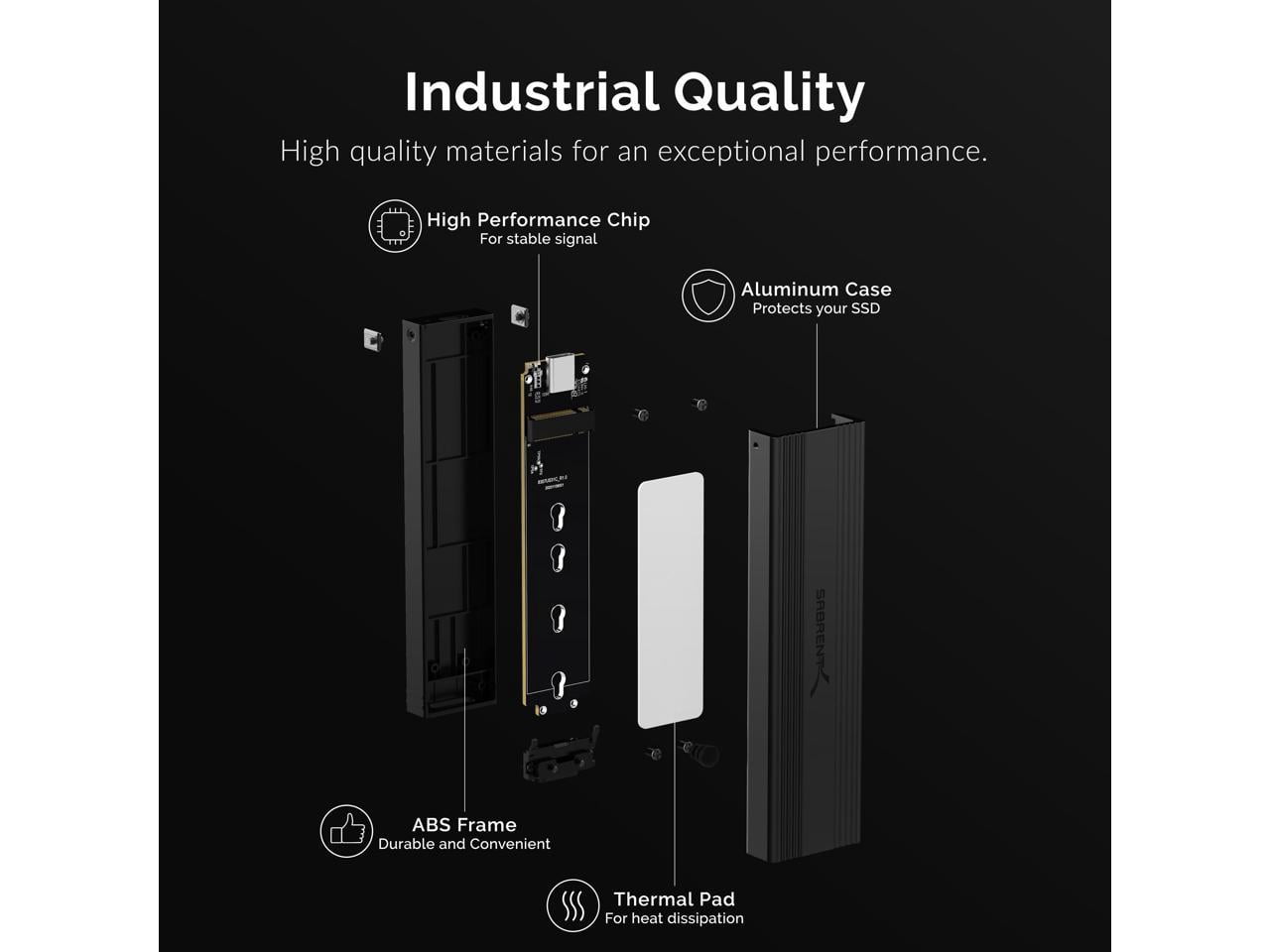 USB 3.2 TYPE-C TOOL-FREE ENCL