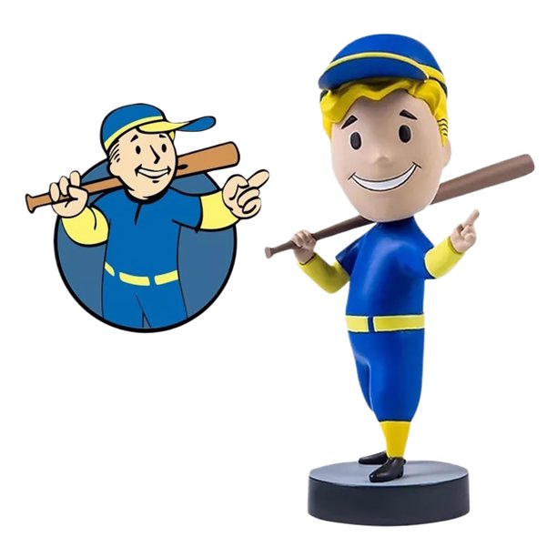 Figura La Serie Fallout Shaking Head Anime 4 Decorativos para Habitación