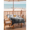 thumbnail image 2 of Outdoor Tablecloth with Umbrella Hole for Patio/Picnic/Party/Camping, Gray Ombre Clouds Waterproof Table Cloth Rectangle Table Cover Washable, Modern Abstract Art Gradient Cloud (52"x 70"), 2 of 8