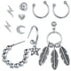 thumbnail image 2 of Fiudx Pendientes Bohemios con Diseño Geométrico de Perlas Redondas, Elegantes Joyas de Acetato Acrílico, Accesorio Versátil para Bodas, Fiestas y Reuniones, Regalo Perfecto para Madres, Novias y Amig, 2 of 6