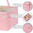 thumbnail image 3 of Mr. Pen- Baby Diaper Caddy Organizer, Pink with Star Pattern, Car Diaper Caddy, Baby Caddy Organizer, Portable Diaper Caddy, Diaper Organizer for Changing Table, 3 of 7