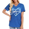 thumbnail image 5 of Remera Talovee de Béisbol para Mujer Día de Juego Azul Talle XL, 5 of 5
