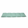 thumbnail image 2 of Yellow and Blue Floor Pillow Lounger Cover, Fresh Lemon Slices Fruit Happy Summer Sun Exotic Vacation Holiday Joy, Nap Mat Printed Fabric Case for 5 Pillows, 88" x 36", Sky Blue Yellow, by Ambesonne, 2 of 5