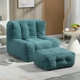 thumbnail image 5 of Bean Bag Chair,Comfortable Bean Bag,Super Soft Lazy Sofa Chair for Living Room,Green, 5 of 7