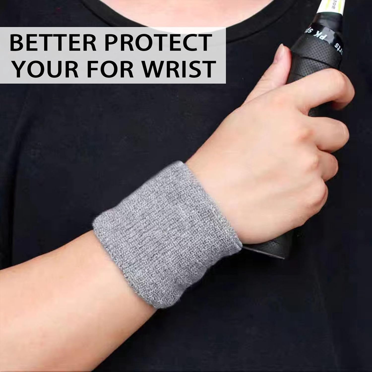 Digital Counting Jump Rope with Counter Includes 6 Breathable Sweat Wristbands for Men Women Fitness