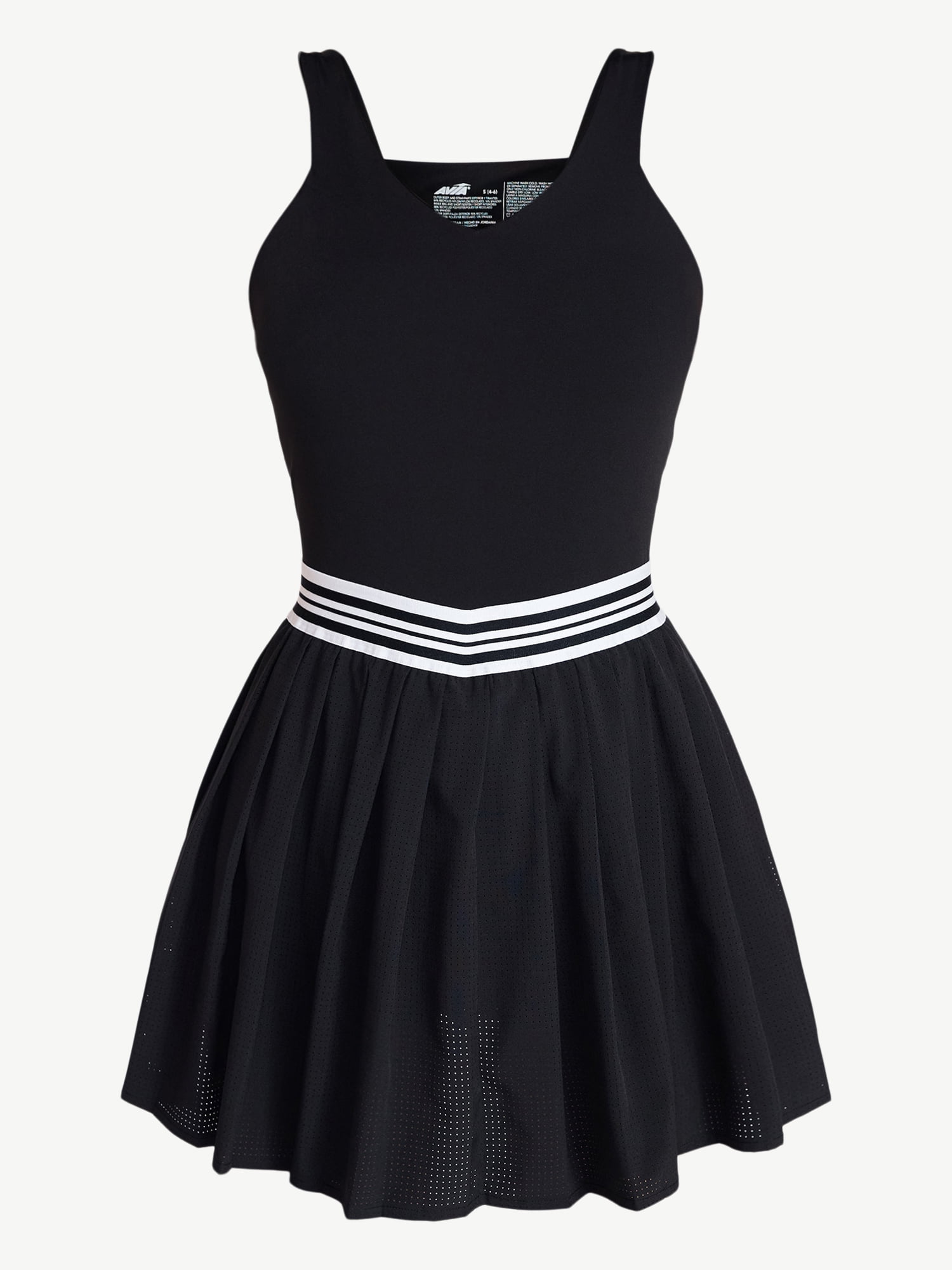 Avia Women's Tennis Dress with Pleated Skort, Sizes XS – XXXL
