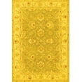 thumbnail image 1 of Ahgly Company Machine Washable Indoor Rectangle Persian Yellow Traditional Area Rugs, 2' x 4', 1 of 4
