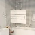 thumbnail image 4 of vidaXL Folding Shower Enclosure ESG 39.4"x55.1" White, 4 of 17