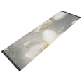 thumbnail image 2 of Gold Flowers Runner Rug Non-Slip Area Rugs Linen Washable Non Shedding for Kitchen Bedroom Carpet, 2 of 8
