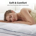 thumbnail image 3 of Extra Thick Mattress Topper, California King Cooling Mattress Pad Cover for Back Pain Relief, Fits 8-21 Inch Deep Pocket, Soft Noiseless, 3 of 6