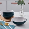 thumbnail image 5 of Stone Lain Lizzy 12-Piece Dinnerware Set Stoneware, Emerald Dark Green, 5 of 6