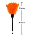 thumbnail image 2 of Turkey Feather Dusters for Cleaning Home Blinds Kitchen car Office, Eco-Friendly Reusable （2 pcs Orange）, 2 of 5