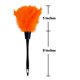 thumbnail image 2 of Plumeros de plumas de pavo para limpiar persianas del hogar, cocina, coche, oficina, respetuoso con el medio ambiente, reutilizable (2 piezas naranja), 2 of 5