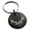 Black, variant on Stainless Steel Wicked Black Widow Engraved Small Medallion Circle Charm Keychain Keyring