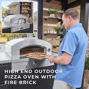 Backyard Discovery Fusion Flame 2 Galvanized Steel Outdoor Kitchen, Grill, Pizza Oven