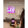 thumbnail image 3 of Twinkly Squares Starter Kit App-Controlled LED Panels with 64 RGB Pixels, Black, 3 of 9