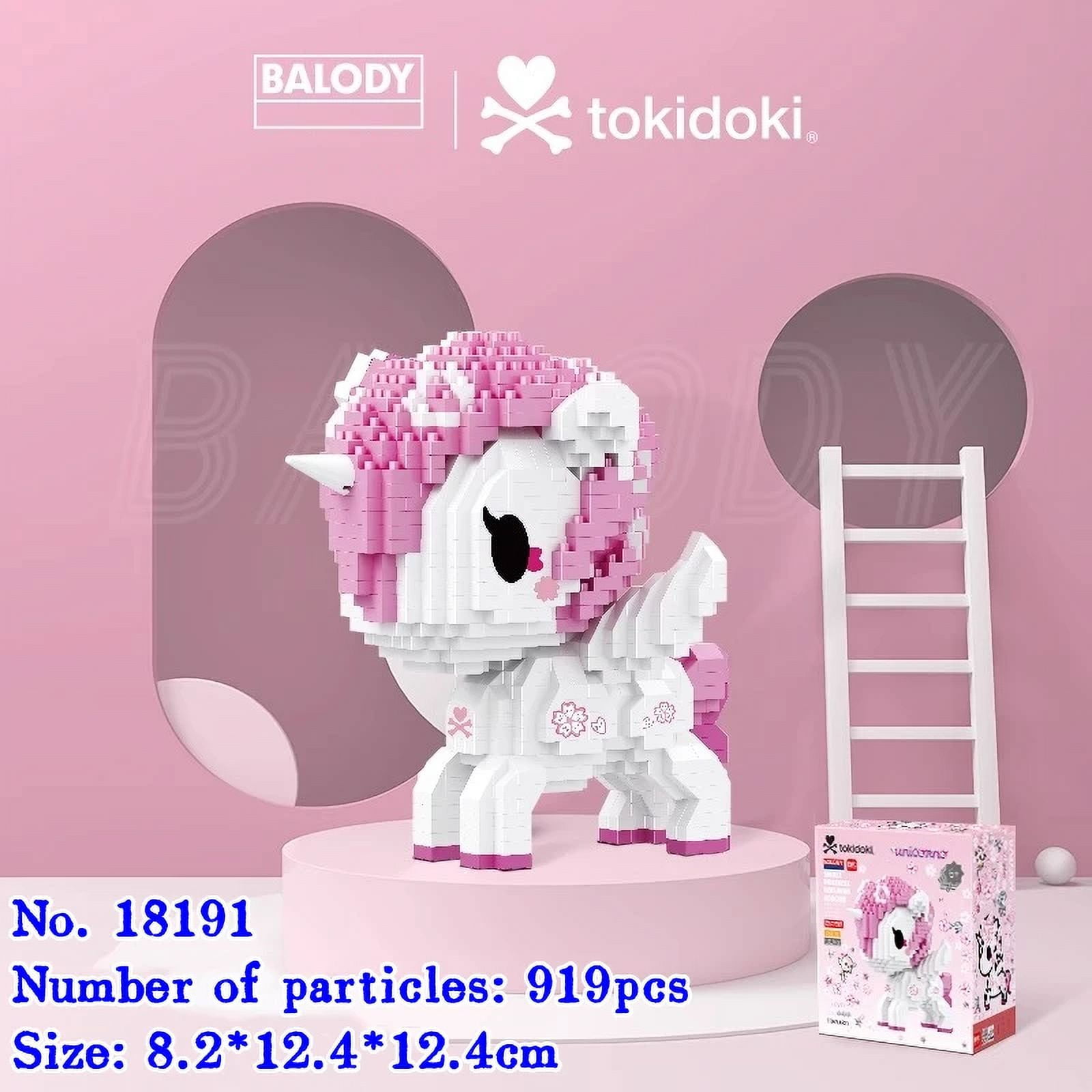 BALODY tokidoki building blocks unicorn model anime kawaii animal