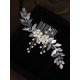 thumbnail image 4 of Faux Pearl & Leaf Decor Bridal Hair Pin, 4 of 5