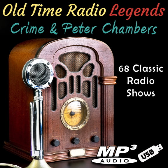 Old Time Radio Legends Crime and Peter Chambers  on USB Flash Drive