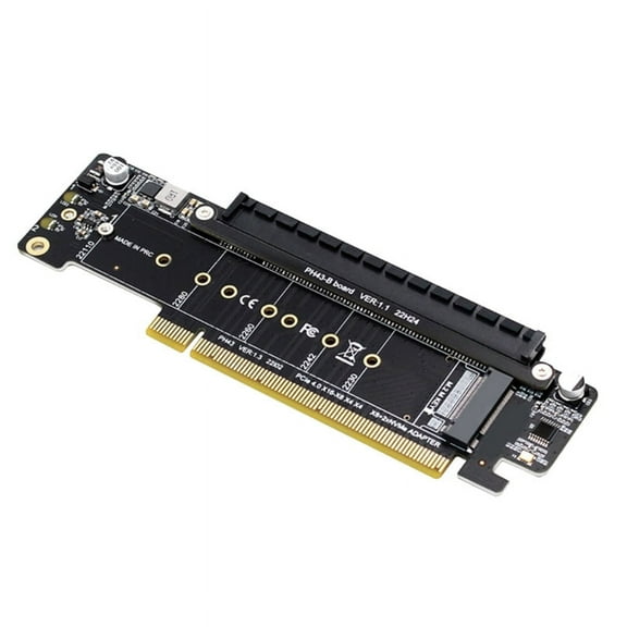 PCIE 4.0 Channel Splitter Expansion Riser Card 8 4 4Hyper Ultra Quad VROC M.2 NVMe Port Expansion Riser Card