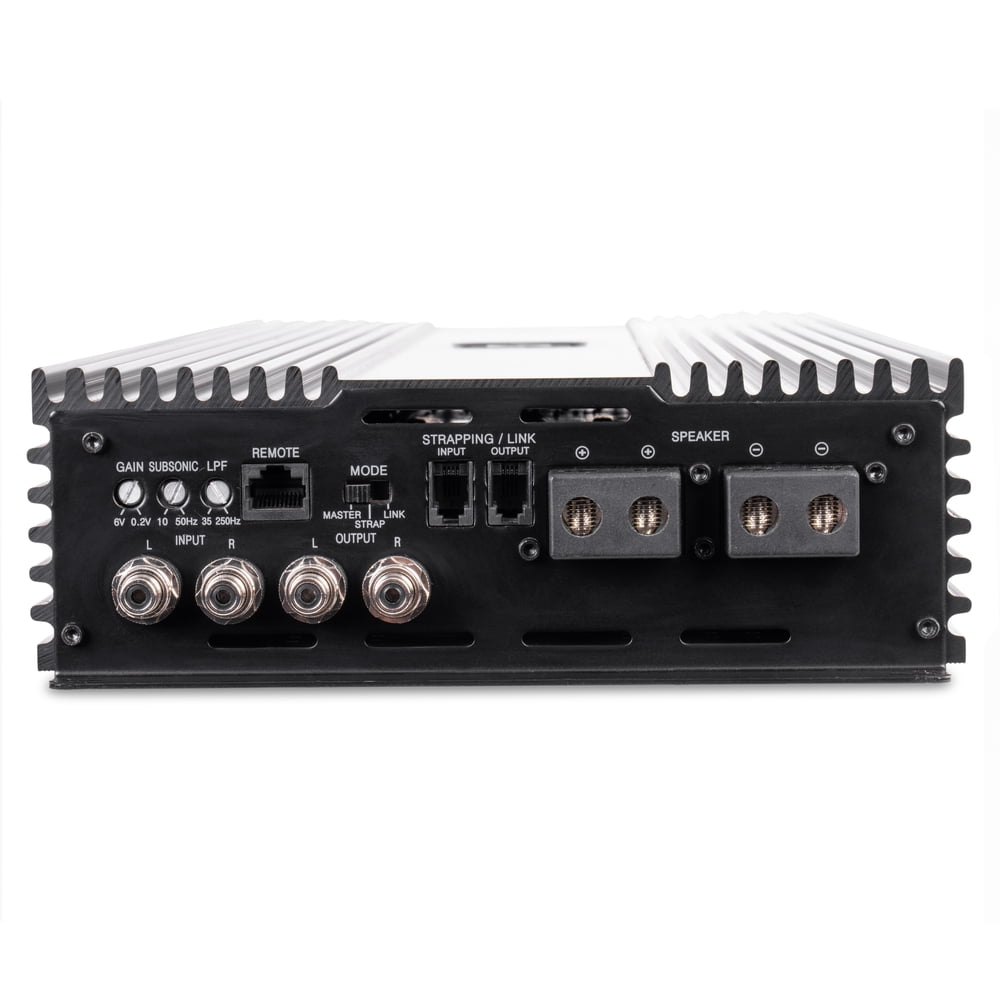 NVX XCA6K XC-Series Korean Competition Class-D Monoblock Amplifier w/ LED Remote Bass Knob 6000W RMS