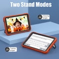 thumbnail image 2 of for Samsung Galaxy Tab A9 8.7 inch SM-X110 X115 X117 Shockproof Case with Folding Bracket Rugged 360°Full Protection Cover, Orange + Black, 2 of 6