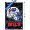 thumbnail image 2 of NFL Buffalo Bills - Neon Helmet 23 Wall Poster, 14.725" x 22.375", 2 of 7