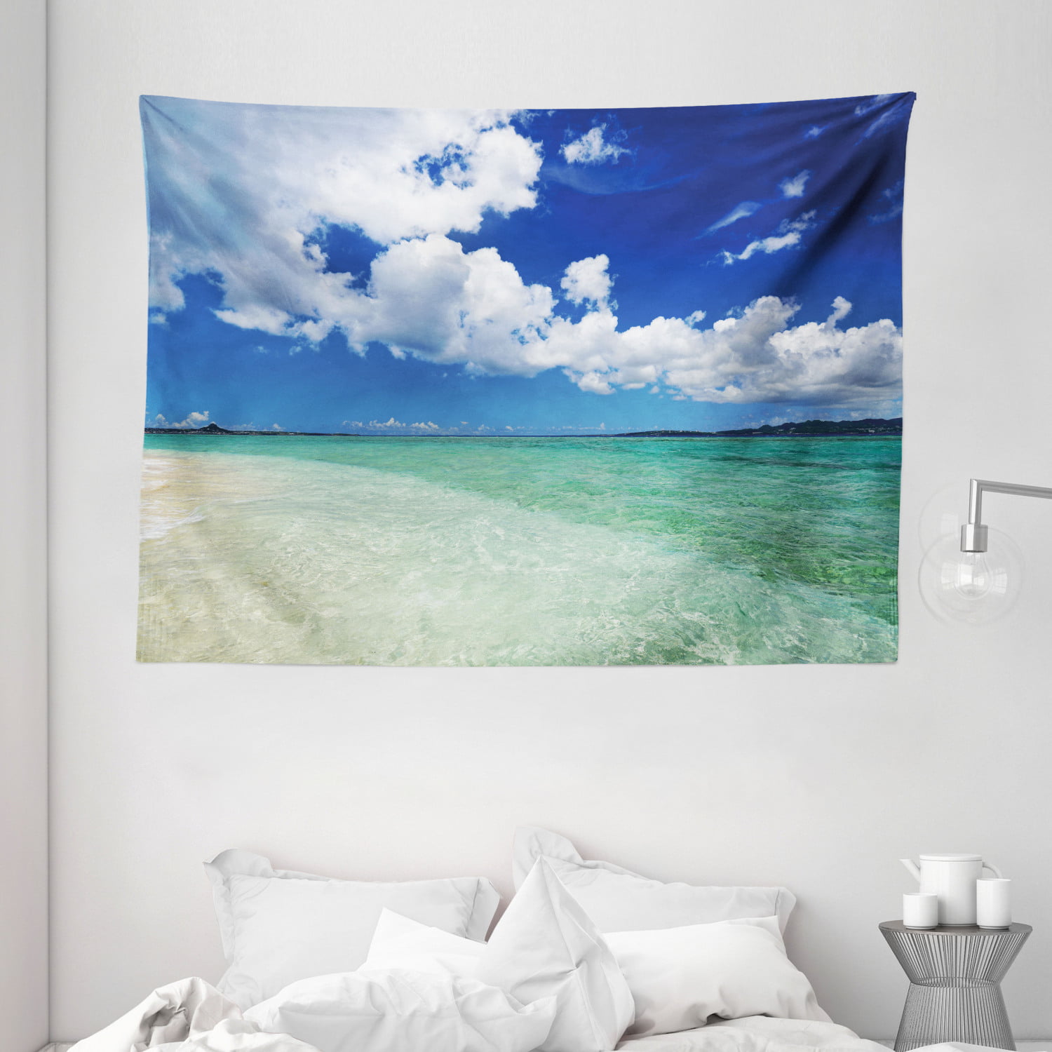 Sea Animals Ocean Wave Tapestry Wall Art for Bedroom Living Room Dorm 
