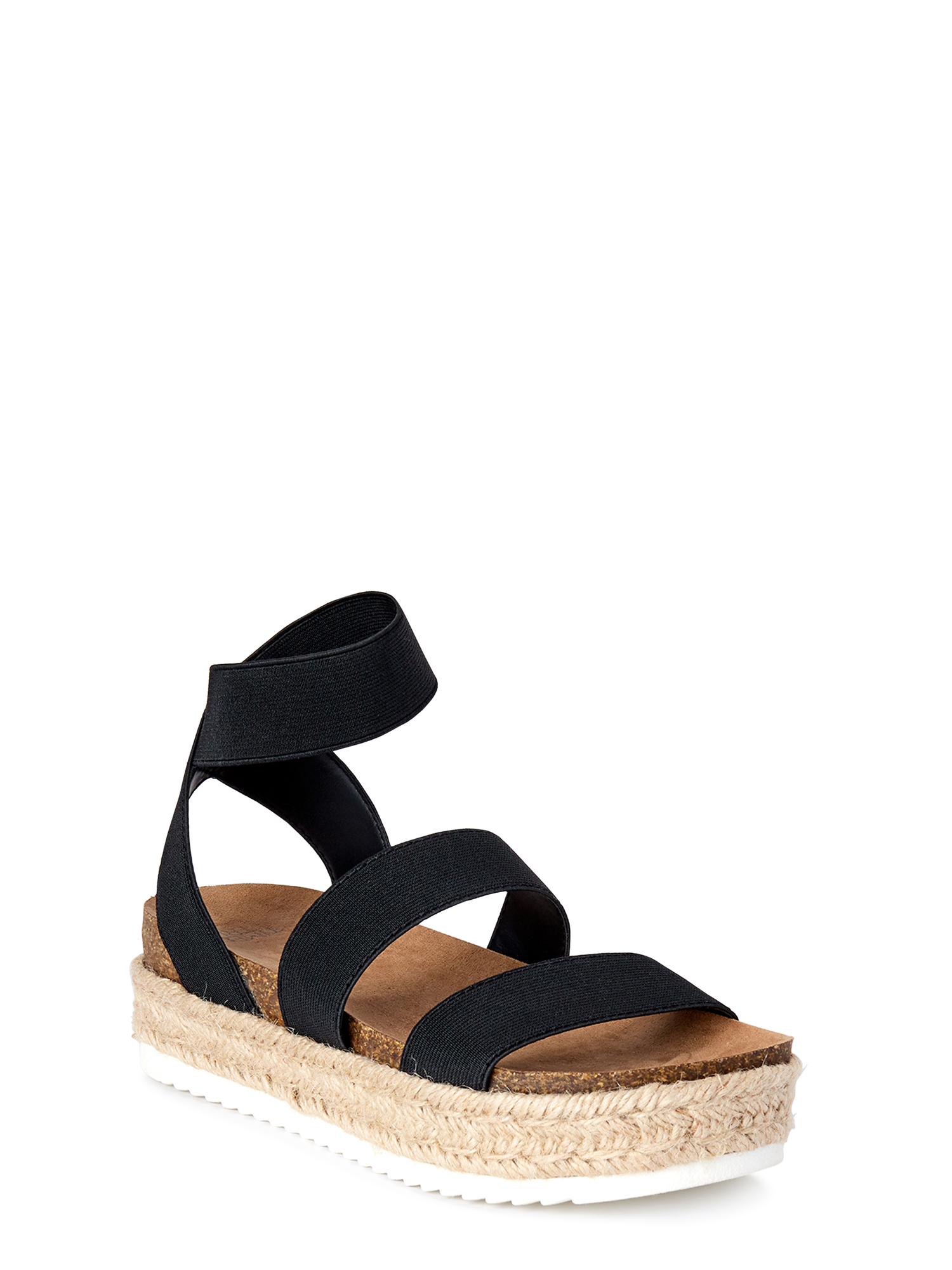 Time and Tru Women's Flatform Sandals - Walmart.com