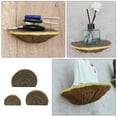 thumbnail image 4 of 3pcs Resin Floating Shelf Lingzhi Shape Wall-mounted Shelf Household Resin Wall Shelf for Sundries, 4 of 6