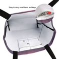 thumbnail image 6 of FORMRS Womens Canvas Tote Bag with Zipper Inner Pocket Shoulder Handbag, Night Purple Road, 6 of 7