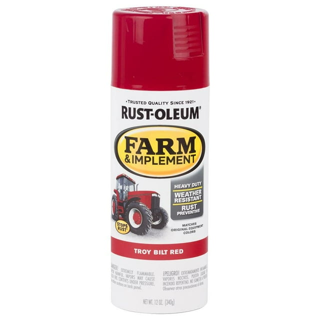 Pintura en aerosol Rust-Oleum 303473 Farm & Implement 355 ml, color rojo