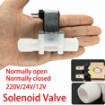 thumbnail image 1 of 1/2" 3/4" Male Thread Solenoid Valve AC 220V DC 12V 24V Water Control Valve Controller Switch Normally Closed Normally Open, 1 of 5
