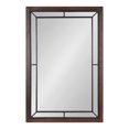 thumbnail image 2 of Kate and Laurel Audubon Farmhouse Wall Mirror, 24 x 36, Walnut Brown, Decorative Rectangle Mirror for Wall, 2 of 8