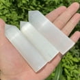 thumbnail image 5 of RSAMD Natural Selenite Column Crystal Stone Hexagonal Single Pointed Energy Moroccan-7-9cm, 5 of 9