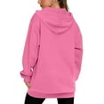 thumbnail image 3 of Otvok Women's Zip Up Hoodies Long Sleeve Long Sweatshirts Oversized Casual Fall Winter Jacket Coat with Pocket, 3 of 5