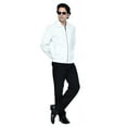 thumbnail image 5 of Men's White Leather Jacket, 5 of 8