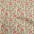 thumbnail image 1 of oneOone Cotton Silk Peach Fabric Floral Craft Projects Decor Fabric Printed By The Yard 42 Inch Wide, 1 of 4