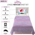thumbnail image 4 of Princess 3-Pcs Twin Soft & Cozy Bedding Sheet Set for Kids - Pillowcase, Fitted Sheet, Flat Sheet, 4 of 5