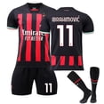 thumbnail image 1 of Ac Milan Home Kids Men Soccer Jersey Training Shirt Suit 22/23 Ibrahimovic / Theo-11 - Ibrahimovic-Kids 16(90-100) BmatwkZeng Bmatwe Jersey, 1 of 2