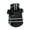 Black, variant on Waterproof Dog Raincoat with Reflective Stripes - Adjustable Hooded Pet Rain Jacket for Small to Medium Dogs, Lightweight High-Visibility Puppy Poncho