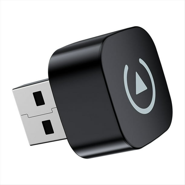 Mini Caja Inalámbrica CarPlay 2 en 1 con IA, Android Auto, Conectar y Usar, USB, Bluetooth, WiFi, para CarPlay con Cable/Android Auto Car A