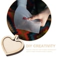 thumbnail image 3 of LOLIPPYY 6pcs Wooden Embroidery Craft Frame Display Frame Circle For Women Chocolate, 3 of 8