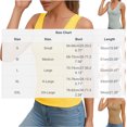thumbnail image 3 of MOJOGO Women's Summer Basic Tops V Neck Tank Tops Ribbed Knit Cami Tops Stretchy Slimming Sleeveless Tees for Undershirts Outdoor Wear Black L, 3 of 5